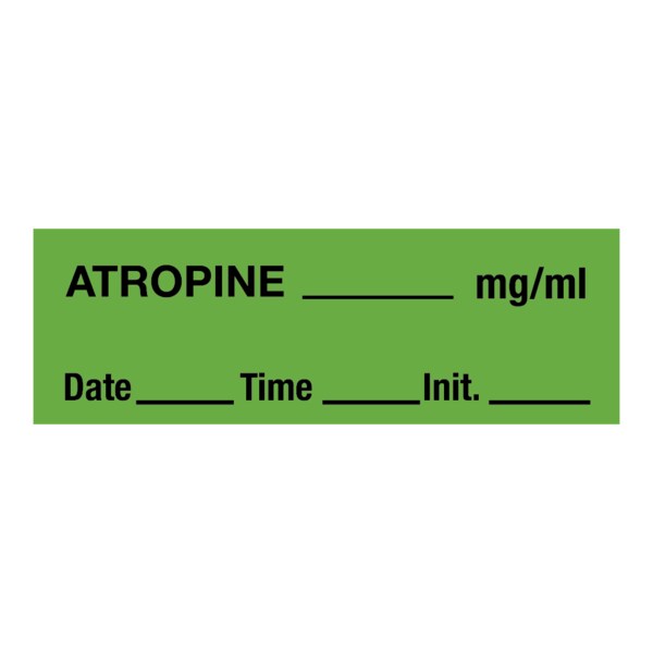 Atropine_mg/ml DTI 1/2 x 500 Green w/Black